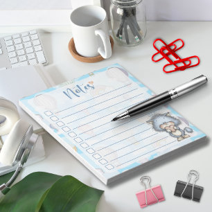 Blue Cat Heteluchtballon Notities Notitieblok