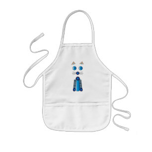 Blue CAT Kinder Schort