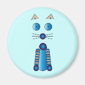 Blue CAT Magneet (Voorkant)
