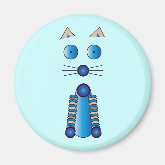 Blue CAT Magneet (Voorkant)