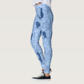Blue Cat Paris Pattern Leggings (Links)