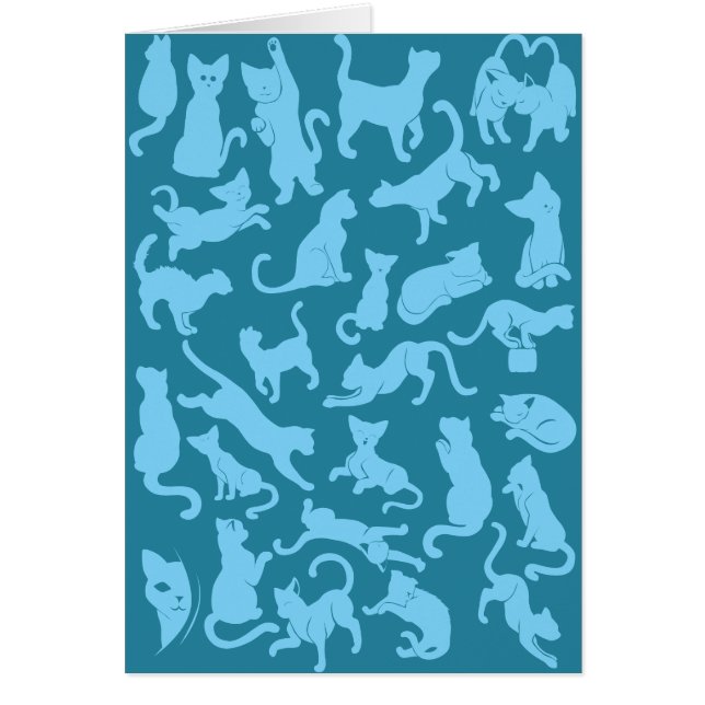 Blue Cat Pattern (Voorkant)