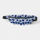 Blue Cat Pattern Heuptasje (Voorkant)