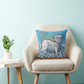 Blue Cat Picasso at Moonlight Decorative Throw Pil Kussen (Stoel)