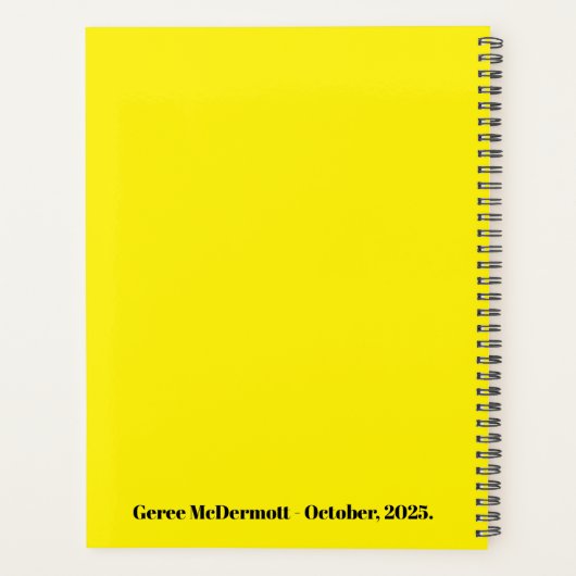 Blue Cat Planner (Achterkant)