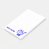 Blue Cat Post-It Notes (Schuin)