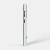 Blue Cat Rainbow Hearts Galaxy Case – Gray Samsung Galaxy Hoesje (Rechterkant)