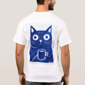 Blue Cat T-Shirt (Achterkant)