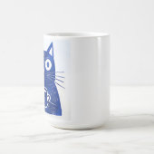 Blue Cat T-Shirt Koffiemok (Center)