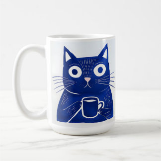 Blue Cat T-Shirt Koffiemok