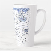 Blue Cat Zen Cup Latte Mok (Rechts)