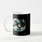 Blue Cats Wave for Kamala Funny Blue Wave of Cat L Koffiemok (Links)