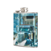 Blue Cattle Truck & Highway for Truck-lovers Heupfles (Links)