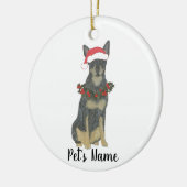 Blue Cattledog Heeler Christmas Keramisch Ornament (Links)