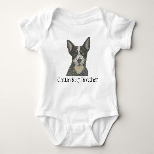 Blue Cattledog Heeler Romper (Voorkant)