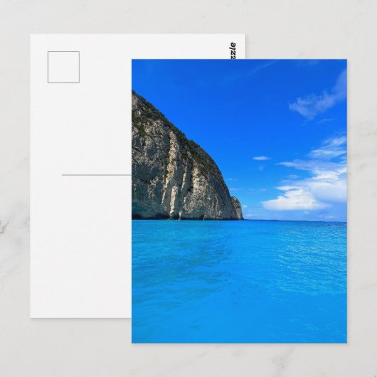 Blue Caves Zakynthos Griekenland Briefkaart (Voorkant / Achterkant)