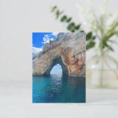 Blue Caves Zakynthos Griekenland Briefkaart (Staand voorkant)