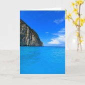 Blue Caves Zakynthos Griekenland Kaart (Gele Bloem)