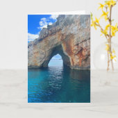 Blue Caves Zakynthos Griekenland Kaart (Gele Bloem)