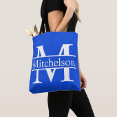 Blue CBLF Monogrammed Tote Bag (Dichtbij)