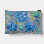 Blue Celebration Floral Accessoires Pouch Etui (Voorkant)