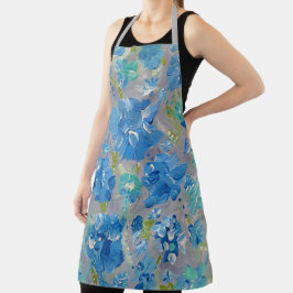 Blue Celebration Floral Schort