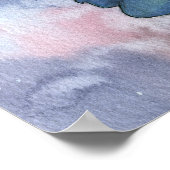 Blue Celeste Fantasy Fairy Art Poster Print (Hoek)