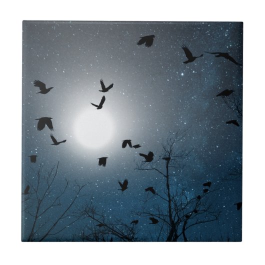 Blue Celestial Dream Tegeltje (Voorkant)