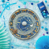 Blue Celestial Zodiac Astrology Party Horoscoop Papieren Bordje (Feest)