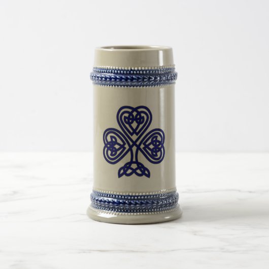 Blue Celtic Design 2 Stein Mok (Center)