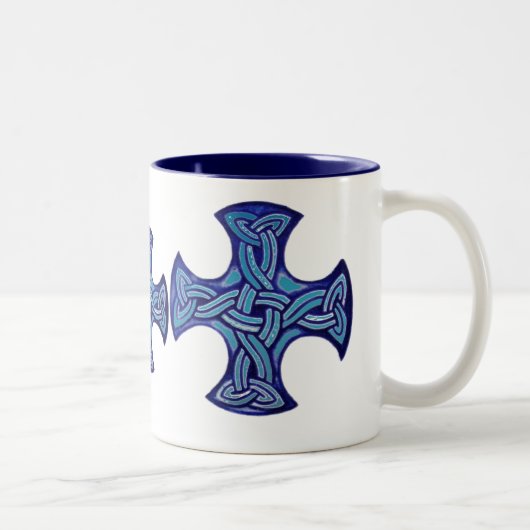 Blue Celtic Knot Mok (Rechts)