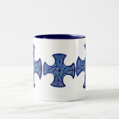 Blue Celtic Knot Mok (Center)