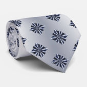 Blue  Celtic Knot Original Art Stropdas (Opgerold)