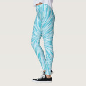 Blue Center Burst-Leggings Leggings (Links)