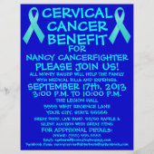 Blue Cervical Cancer Benefit Flyer (Voorkant)