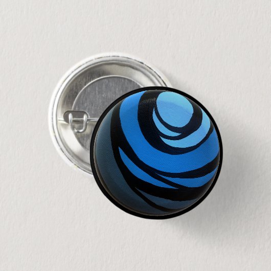 Blue Chakra Button (Voorkant /achterkant)