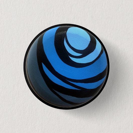 Blue Chakra Button (Voorkant)