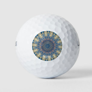 Blue Chakra Kaleidoscope Eye Thunder_Cove Golfballen