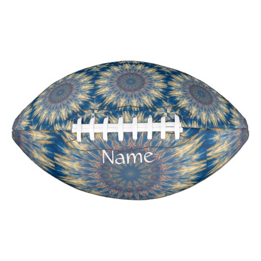 Blue Chakra Kaleidoscope Thunder_Cove American Football (Voorkant)
