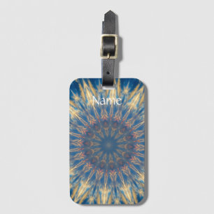 Blue Chakra Kaleidoscope Thunder_Cove Bagagelabel