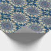 Blue Chakra Kaleidoscope Thunder_Cove Cadeaupapier (Hoek)