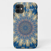 Blue Chakra Kaleidoscope Thunder_Cove Case-Mate iPhone Case (Achterkant)