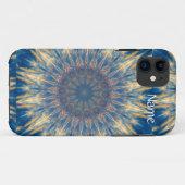 Blue Chakra Kaleidoscope Thunder_Cove Case-Mate iPhone Case (Achterkant (horizontaal))