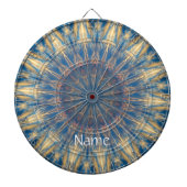 Blue Chakra Kaleidoscope Thunder_Cove Dartbord (Voorkant)