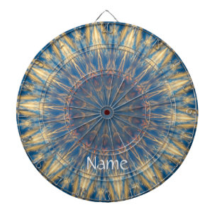 Blue Chakra Kaleidoscope Thunder_Cove Dartbord