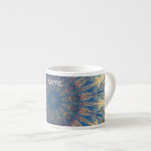 Blue Chakra Kaleidoscope Thunder_Cove Espresso Kop (Voorkant rechts)