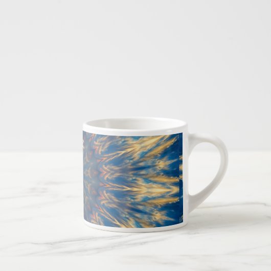 Blue Chakra Kaleidoscope Thunder_Cove Espresso Kop (Rechts)