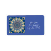 Blue Chakra Kaleidoscope Thunder_Cove Etiket (Voorkant)