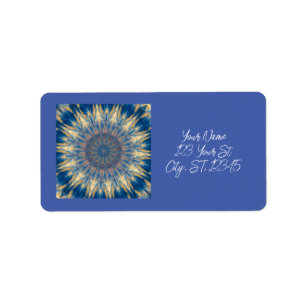 Blue Chakra Kaleidoscope Thunder_Cove Etiket