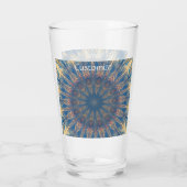 Blue Chakra Kaleidoscope Thunder_Cove Glas (Achterkant)
